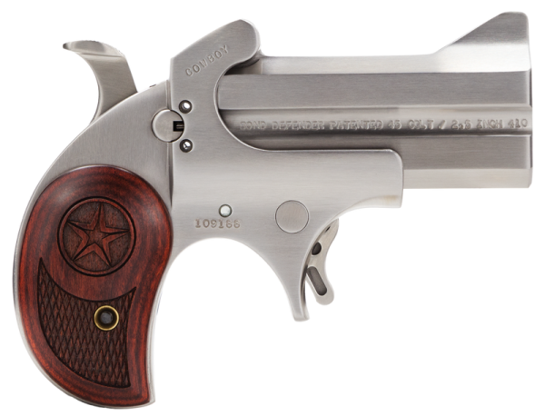 Bond Arms Cowboy Defender Stainless .45LC/.410 GA 3" Barrel 2-Rounds