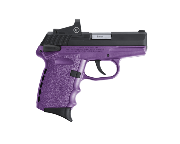 SCCY CPX-1 RD Purple / Black 9mm 3.1" Barrel 10-Rounds Reflex Sight