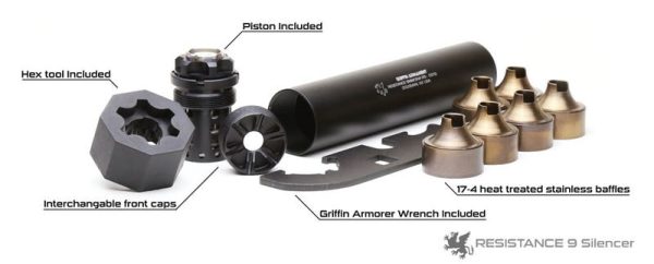 Griffin Armament Resistance 9 9mm 6.8-inch