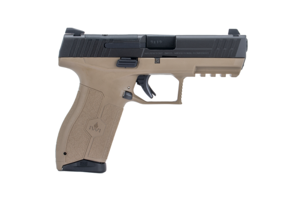 IWI Masada Flat Dark Earth 9mm 4.1" Barrel 10-Rounds Night Sights