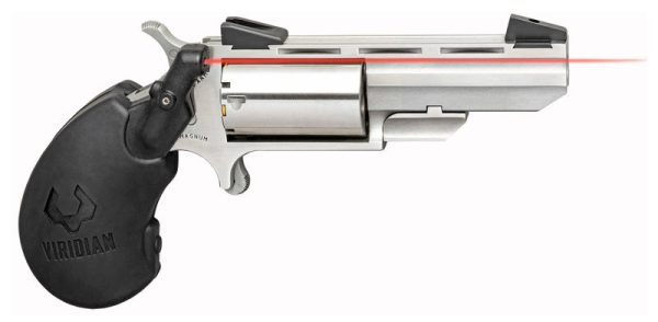 North American Arms Black Widow Stainless .22 Mag 2" Barrel 5-Rounds with Viridian Grip Laser