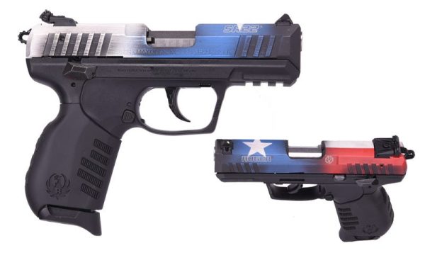 Ruger SR22 Texas Flag .22 LR 3.5" Barrel 10-Rounds Adjustable Sights