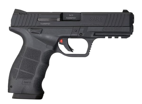 SAR USA SAR9 Pistol 9mm 4.40" Barrel 10-Rounds 3-Dot Contrast Sights