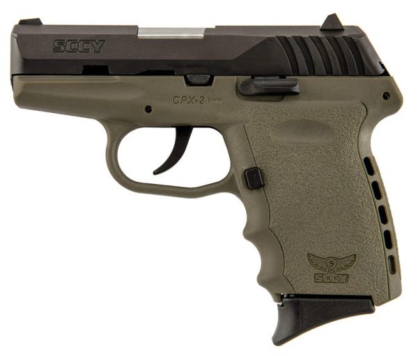 SCCY CPX-2 Black / Flat Dark Earth 9mm 3.1" Barrel 10-Rounds