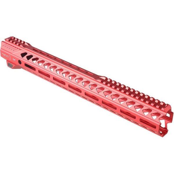 Strike Industries AR-15 Strike Rail 15.5" M-LOK Compatible Free Float Handguard Red