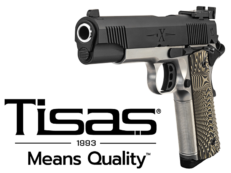 Tisas 1911 D10 is chambered in 10mm Auto and built on a Government sized frame.