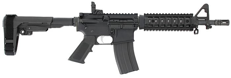 anderson a4 pistol with quad rail and SB Tactical brace