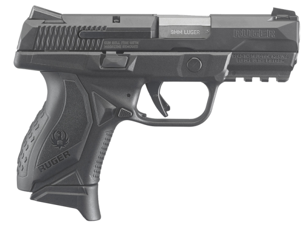 Ruger American Compact 9mm 3.55" Barrel 17-Rounds Novak Sights