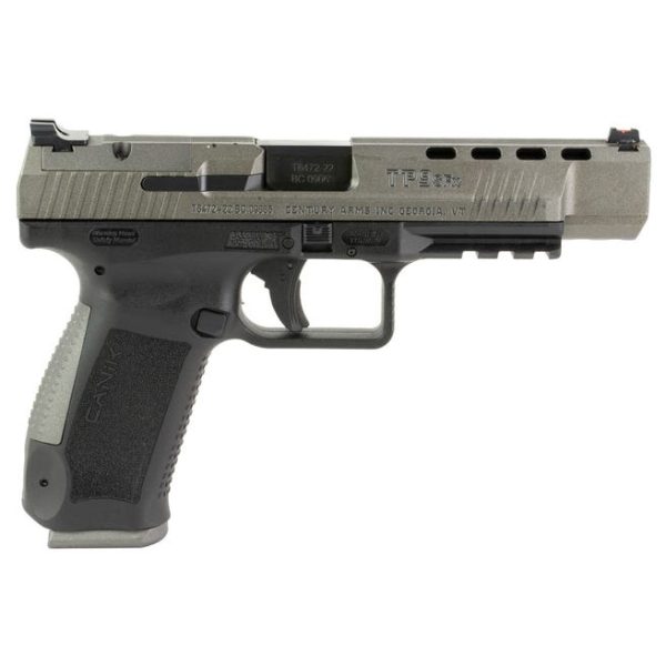 Canik TP9SFX Pistol Tungsten 9mm 5.2" Barrel 10-Rounds Includes 2 Magazines/Holster