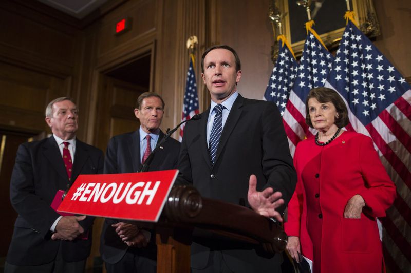 Senators Chris Murphy and Dianne Feinstein