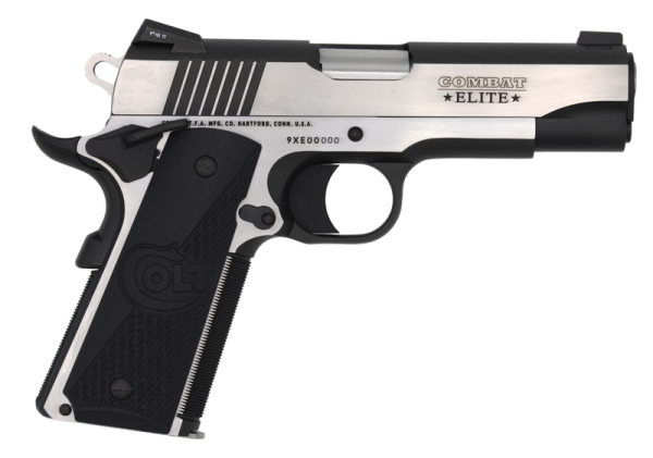 Colt Firearms 1911 Combat Elite Commander Stainless .45 ACP 4.25" Barrel 8-Rounds