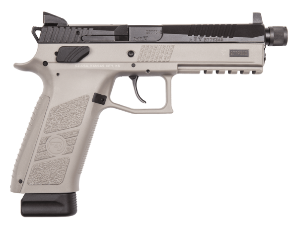 CZ P-09 Urban Grey 9mm 5.2" Barrel 21-Rounds Suppressor Ready