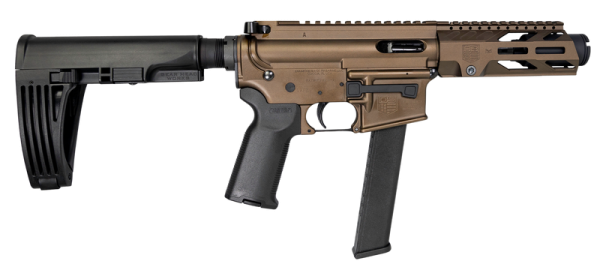 Diamondback DB9R Pistol Midnight Bronze 9mm 4" Barrel 32-Rounds M-LOK