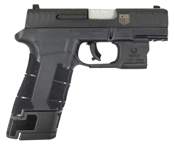 Diamondback DBAM29 Sub-Compact 9mm 3.5" Barrel 17-Rounds Viridian Laser