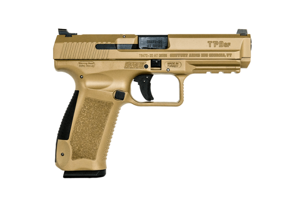 Canik TP9SF Pistol Flat Dark Earth/Black 9mm 4.46" Barrel 10-Rounds Includes 2 Magazines