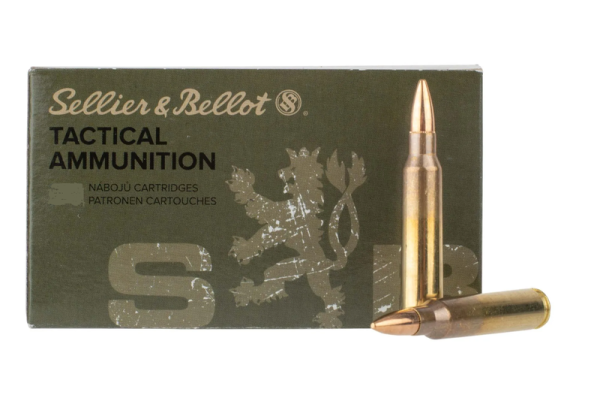 Sellier and Bellot M193 Rifle Brass 5.56 NATO 55-Grain 20-Rounds FMJ