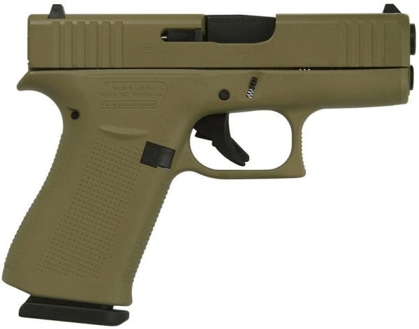 Glock 43X Gen4 Flat Dark Earth 9mm 3.4" Barrel 10-Rounds Fixed Sights