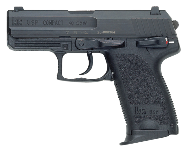 Heckler and Koch USP Compact V1 9mm 3.58" Barrel 10-Rounds Night Sights - Image 2