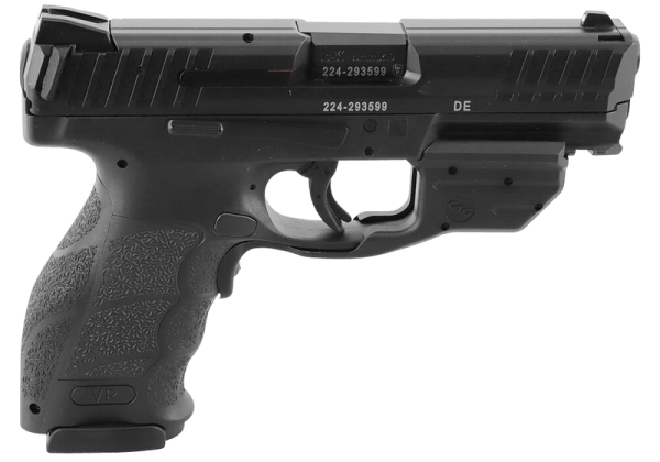 Heckler and Koch VP9 Black 9mm 4.09" Barrel 17-Rounds Green Crimson Trace