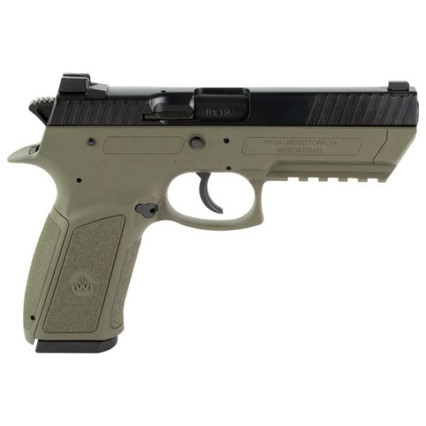 IWI Jericho 941 Enhanced OD Green 9mm 4.4" Barrel 17-Rounds