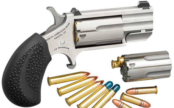 North American Arms Pug Stainless .22 LR 1" Barrel 5-Rounds