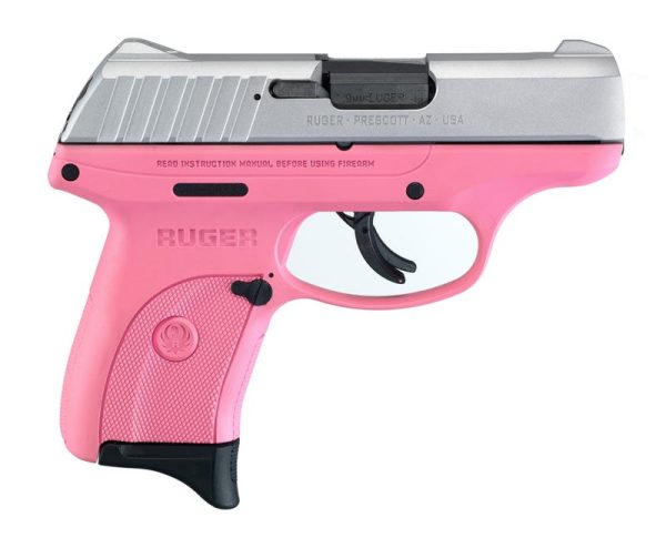 Ruger EC9S Pink / Stainless 9mm 3.12" Barrel 7-Rounds