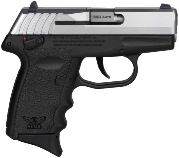 SCCY CPX-4 Stainless .380 ACP 2.96" Barrel 10-Rounds Fixed Sights