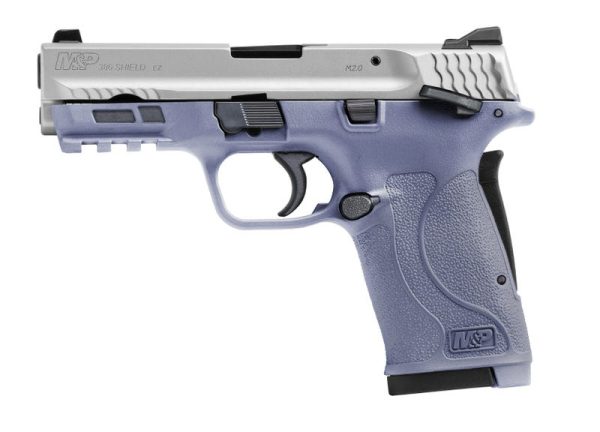 Smith and Wesson M&P380 Shield EZ Orchid / Stainless .380 ACP 3.675" Barrel 8-Rounds Two Magazines