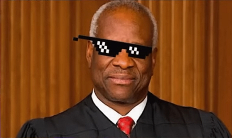 Justice Clarence Thomas shades