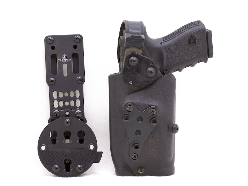 True North Concepts MHA Universal Mount and holstered handgun