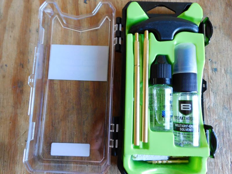 The contents of a Breakthrough Vision series cleaning kit