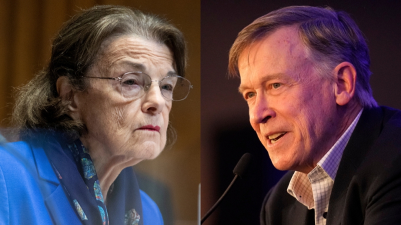 Senators Dianne Feinstein and John Hickenlooper