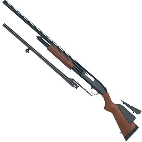 Mossberg 500 Combo Field/Deer Blued 12 Gauge 3in Pump Action Shotgun - 24in/28in - Image 2