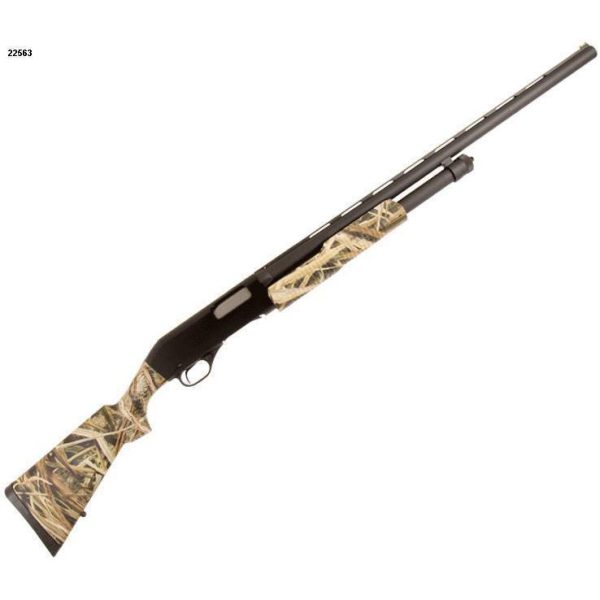 Savage Arms Stevens 320 Field Compact Blued/Mossy Oak Shadow Grass Blades Camouflage 12 Gauge 3in Pump Shotgun - 26in