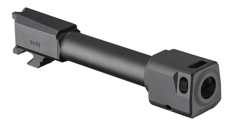 threaded barrel and compensator for hellcat